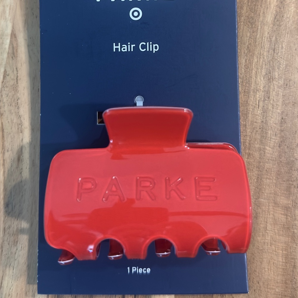 PARKE X Target  Red Hair Clip